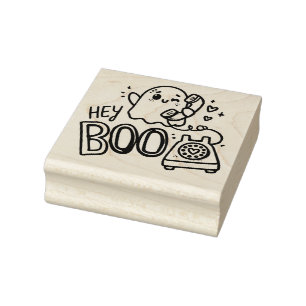 Hey Boo – Ghosted with Love Rubber Stamp