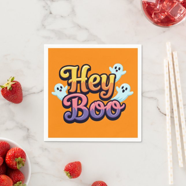 Hey Boo Napkin (Insitu)