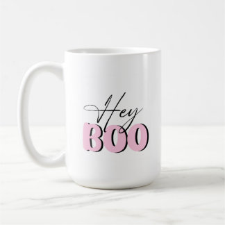 Hey Boo Pink Mug