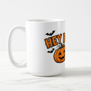 Hey Boo Pumpkin Halloween Coffee Mug
