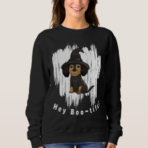 Hey Boo-tiful Halloween Puppy Sweatshirt