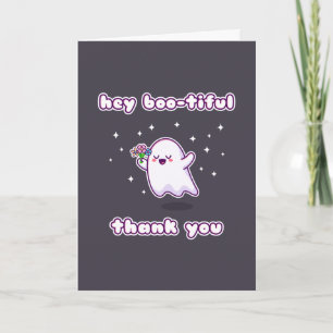 Hey Boo-tiful Thank You Pun Card
