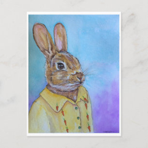 HEY BUNNY POSTCARD