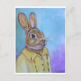 HEY BUNNY POSTCARD