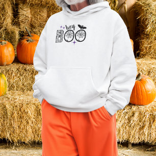 Hey & Bye Boo Halloween Bat and Web  Hoodie