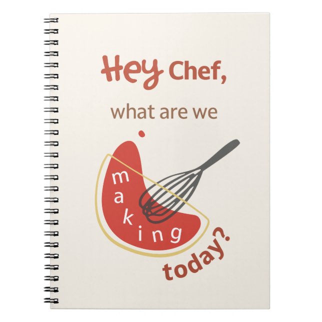 Hey Chef – Recipe Journal for Everyday Cooking (Front)
