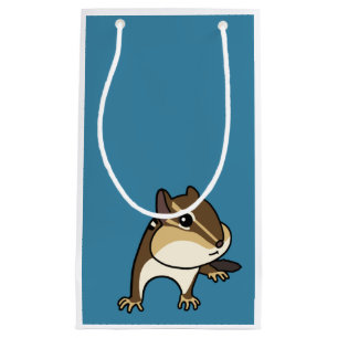 Hey Chippy Chipmunk シマリスのギフトバッグ！Gift Bag Blue