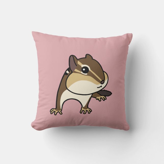 Hey Chippy! Chipmunk ヘイ・チッピーのクッション！ Cushion (Front)