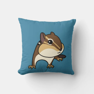 Hey Chippy Chipmunk Blue bag! シマリスの青いクッション！ Cushion