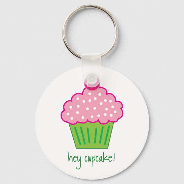 hey cupcake! key ring (Front)