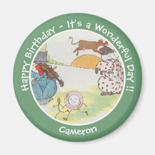 Hey Diddle Diddle Birthday Party Collection Magnet