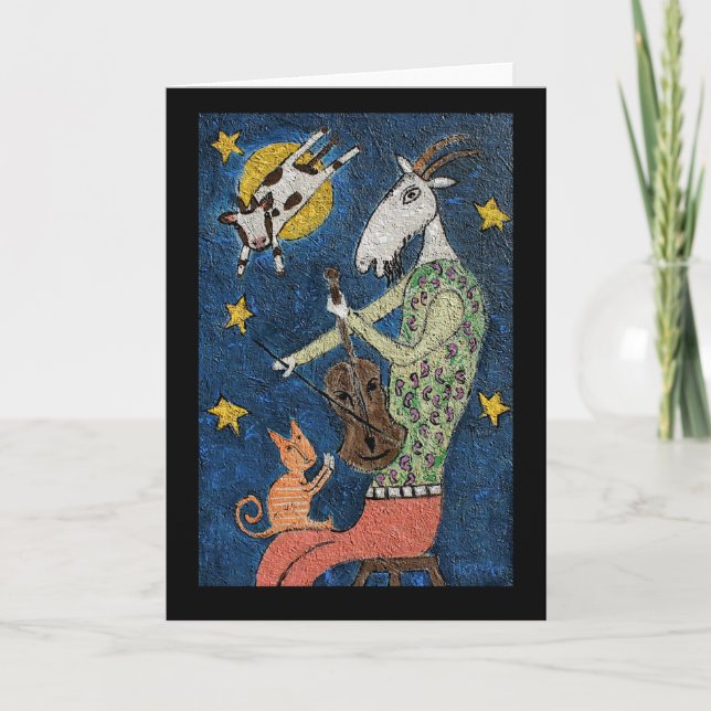 Hey diddle diddle card (Front)