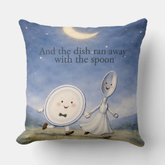 Hey Diddle Diddle Dish and Spoon Pillow