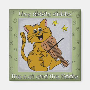 Hey Diddle Diddle, Nursery Rhyme Magnet