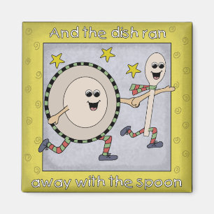 Hey Diddle Diddle, Nursery Rhyme Magnet