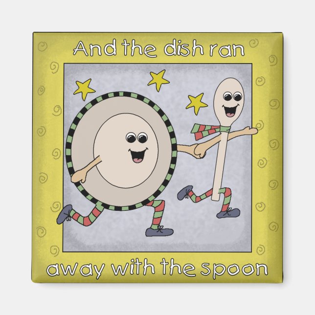 Hey Diddle Diddle, Nursery Rhyme Magnet (Front)