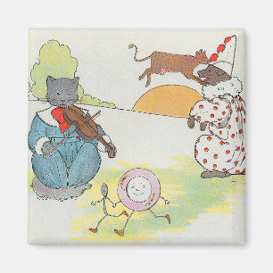 Hey Diddle Diddle The Cat and the Fiddle Rhyme Magnet
