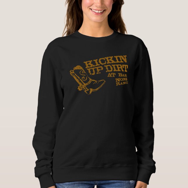 Hey Dude Kickin Up Dirt Sweatshirt (Front)
