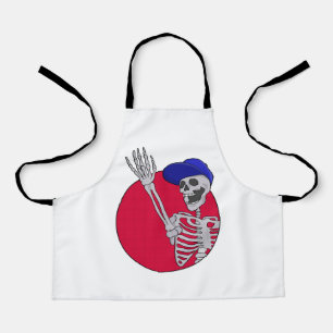 Hey Friends Cool and Funny Skeleton Apron