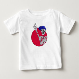 Hey Friends Cool and Funny Skeleton Baby T-Shirt
