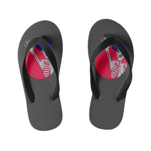 Hey Friends Cool and Funny Skeleton Kid's Thongs