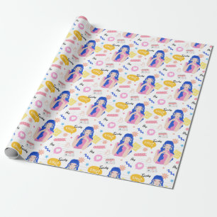 Hey Girls Wrapping Paper