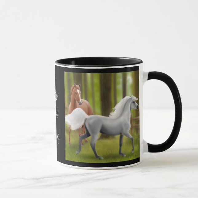 Hey Good Looking Horse Coffee Mug (Right)