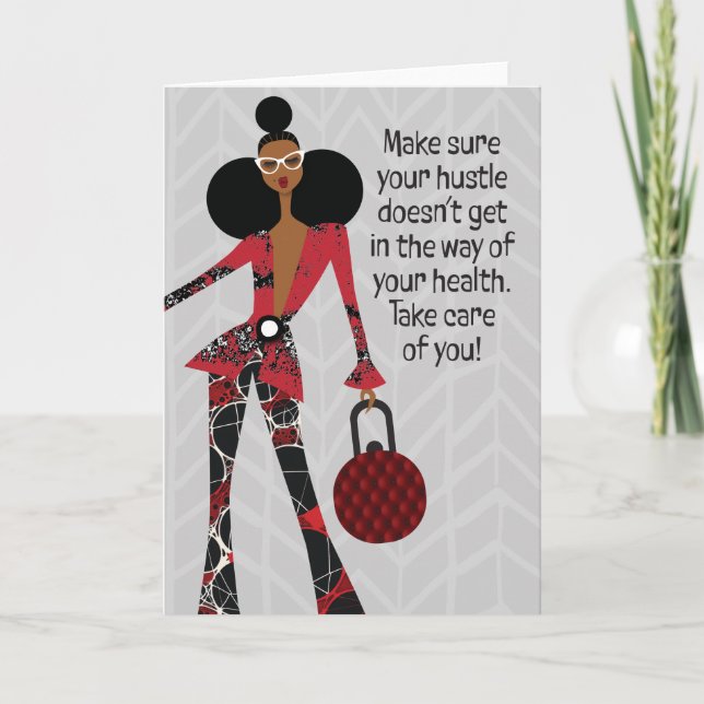 Hey Gurl Hey - Make sure your hustle Thank You Card (Front)