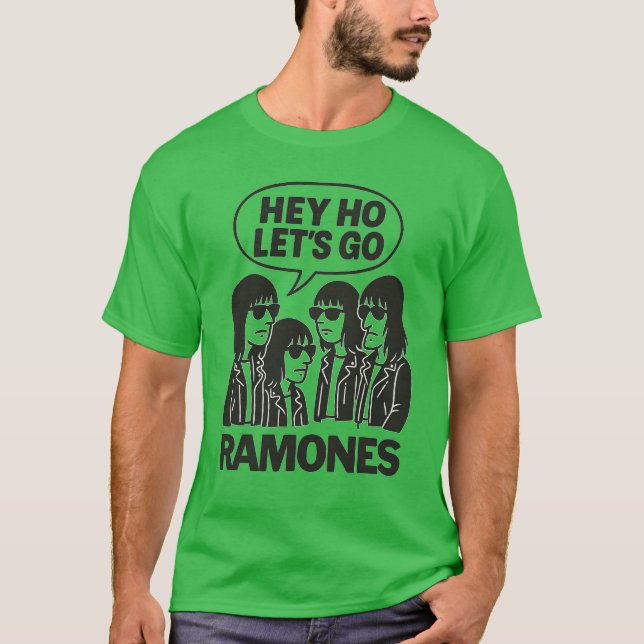 HEY HO LET’S GO T-Shirt (Front)