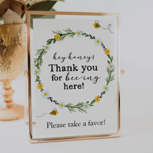 Hey Honey Bee Favour Sign