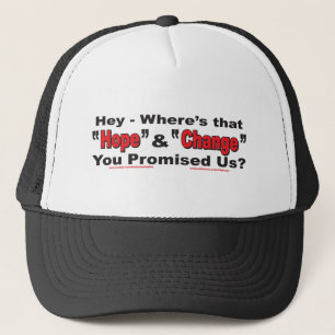 Hey---Hope-and-Change Trucker Hat