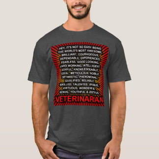 Hey Its Not So Easy Being Veterinarian Triblend T-Shirt