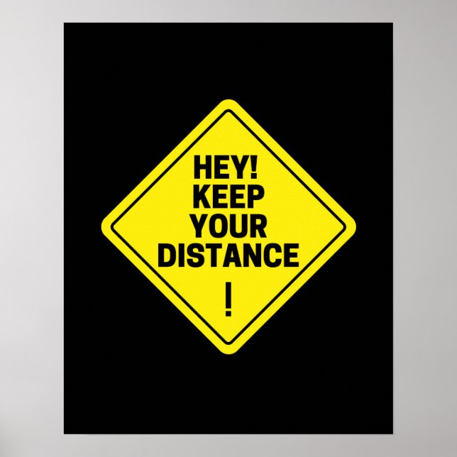 Hey! Keep Your Distance! Poster (Front)