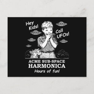 Hey Kids! Call UFOs! Postcard