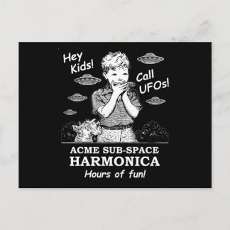 Hey Kids! Call UFOs! Postcard
