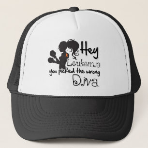 Hey Leukaemia Cancer You Picked The Wrong Diva Trucker Hat