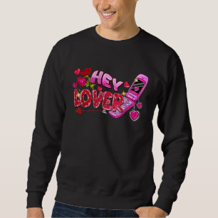 Hey Lover Flip Phone Valentine's Day Love Vibes We Sweatshirt