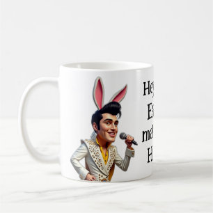 HEY MAN EASTER MAKES ME HOPPY Music Gift  Coffee Mug