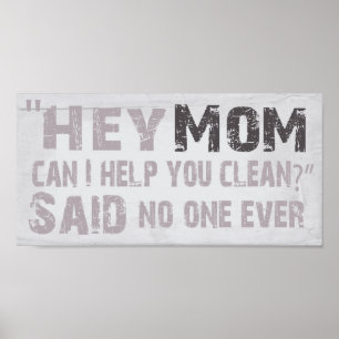 "Hey Mum" Poster