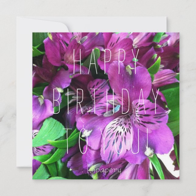 Hey pretty girl! Birthday Card (Front)