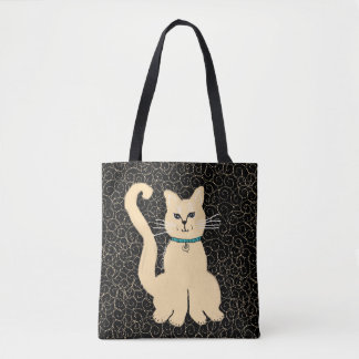 Hey Pretty Kitty Designer  Tote by Julie Everhart