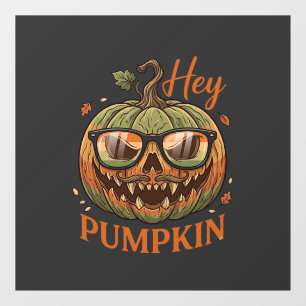 Hey Pumpkin Halloween Jack Lantern Glasses Mustach
