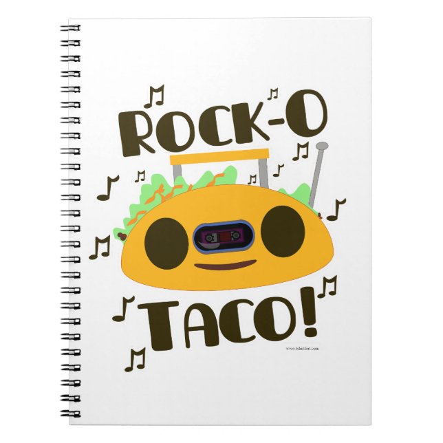 Hey Rock-O Taco Notebook (Front)