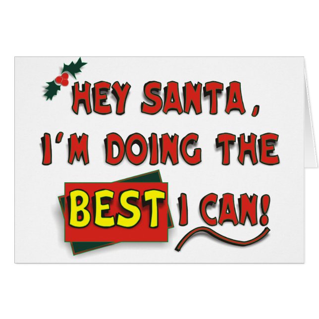 Hey Santa! (Front Horizontal)