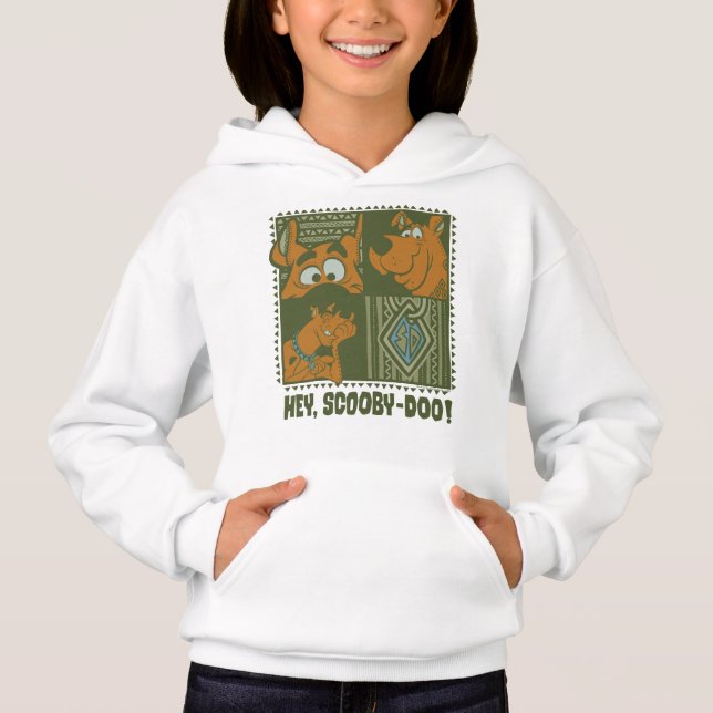 Hey Scooby-Doo Tribal Square Graphic (Front)