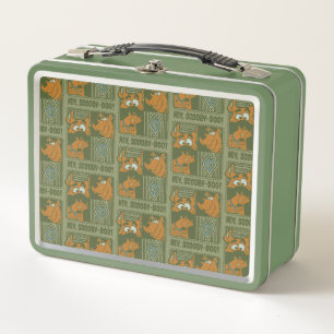 Hey Scooby-Doo Tribal Square Graphic Metal Lunch Box