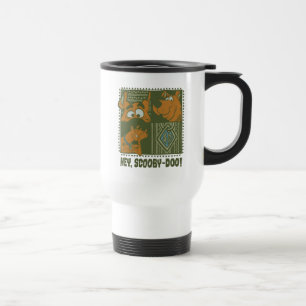 Hey Scooby-Doo Tribal Square Graphic Travel Mug
