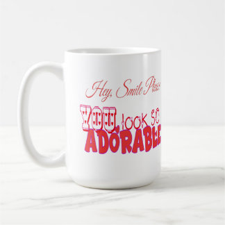 Hey smile please coffee mug