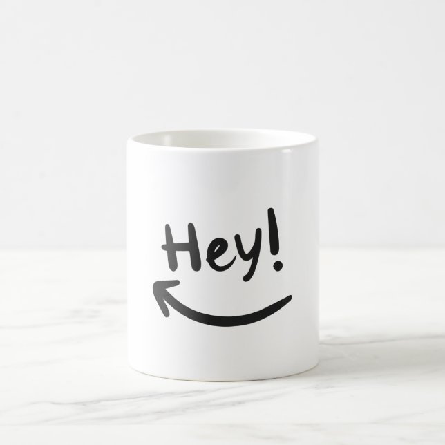 Hey smiling coffee mug (Center)