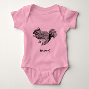 Hey Squirrel Baby Bodysuit